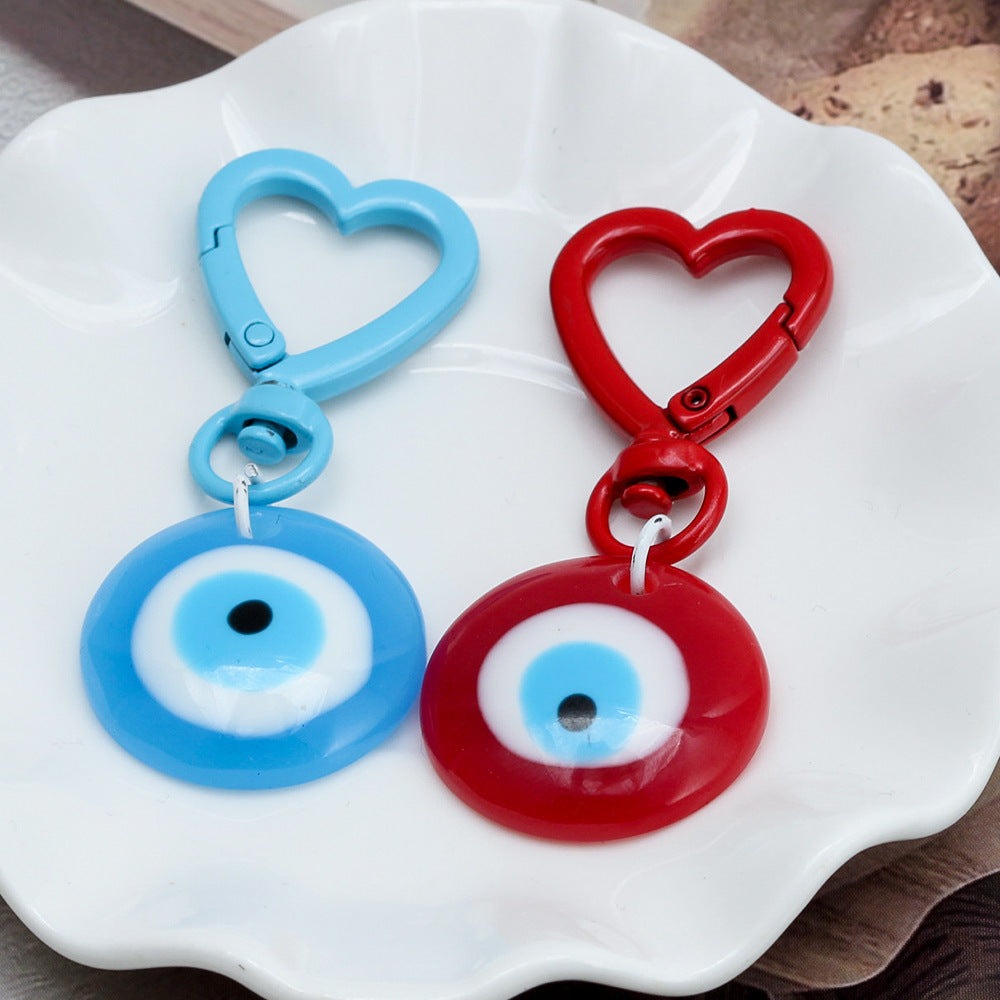 Wholesale Plastic Devil Eye Keychain